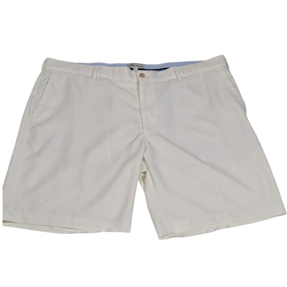 Peter Millar Mens Salem Performance Golf Shorts White Size 40 - Picture 1 of 12